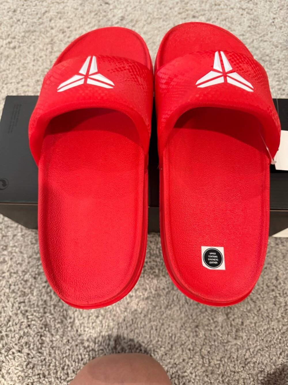 Nike Kobe Offcourt Slide University Red Men's US 10